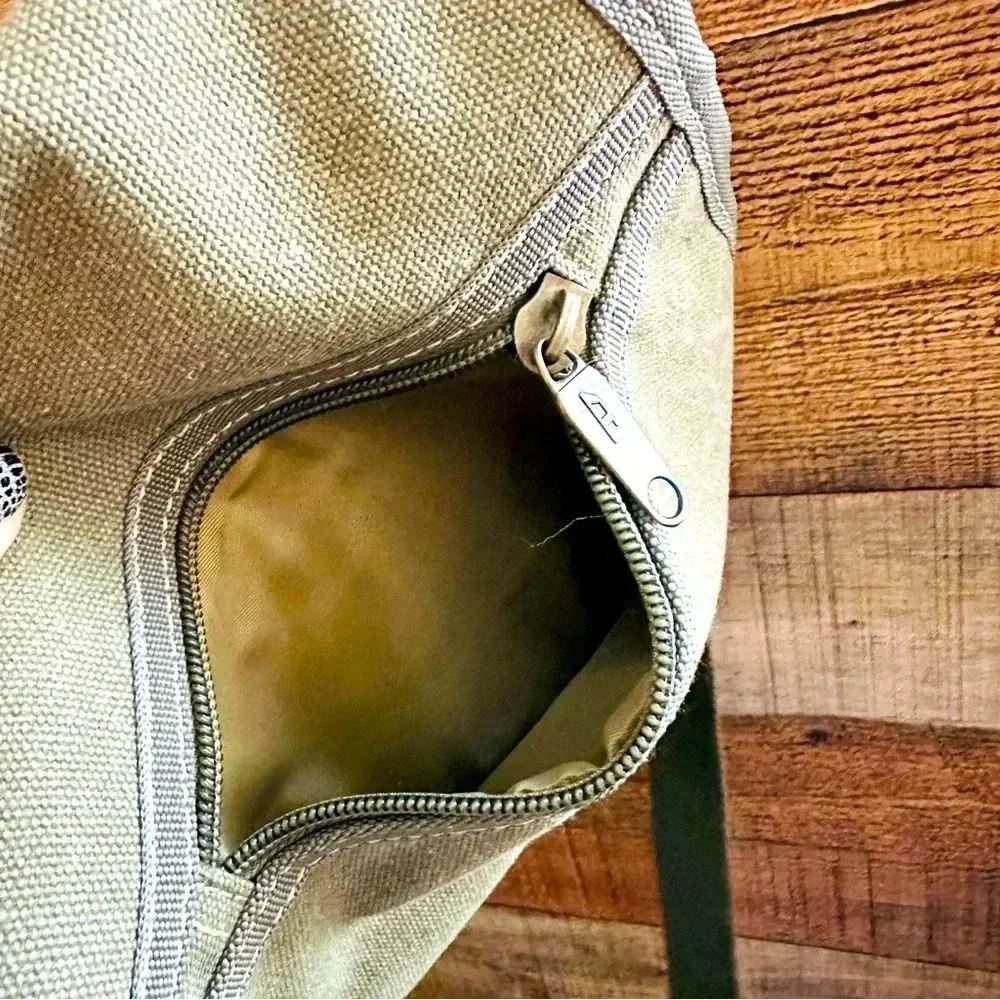 New Unisex Rare Vintage Y2K Diesel Distressed Crossbody Mulitpocket Military Bag